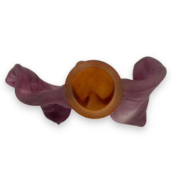 Susan Rankin Studio Art Glass Winged Vessel Bud Vase - Picture 3 of 5